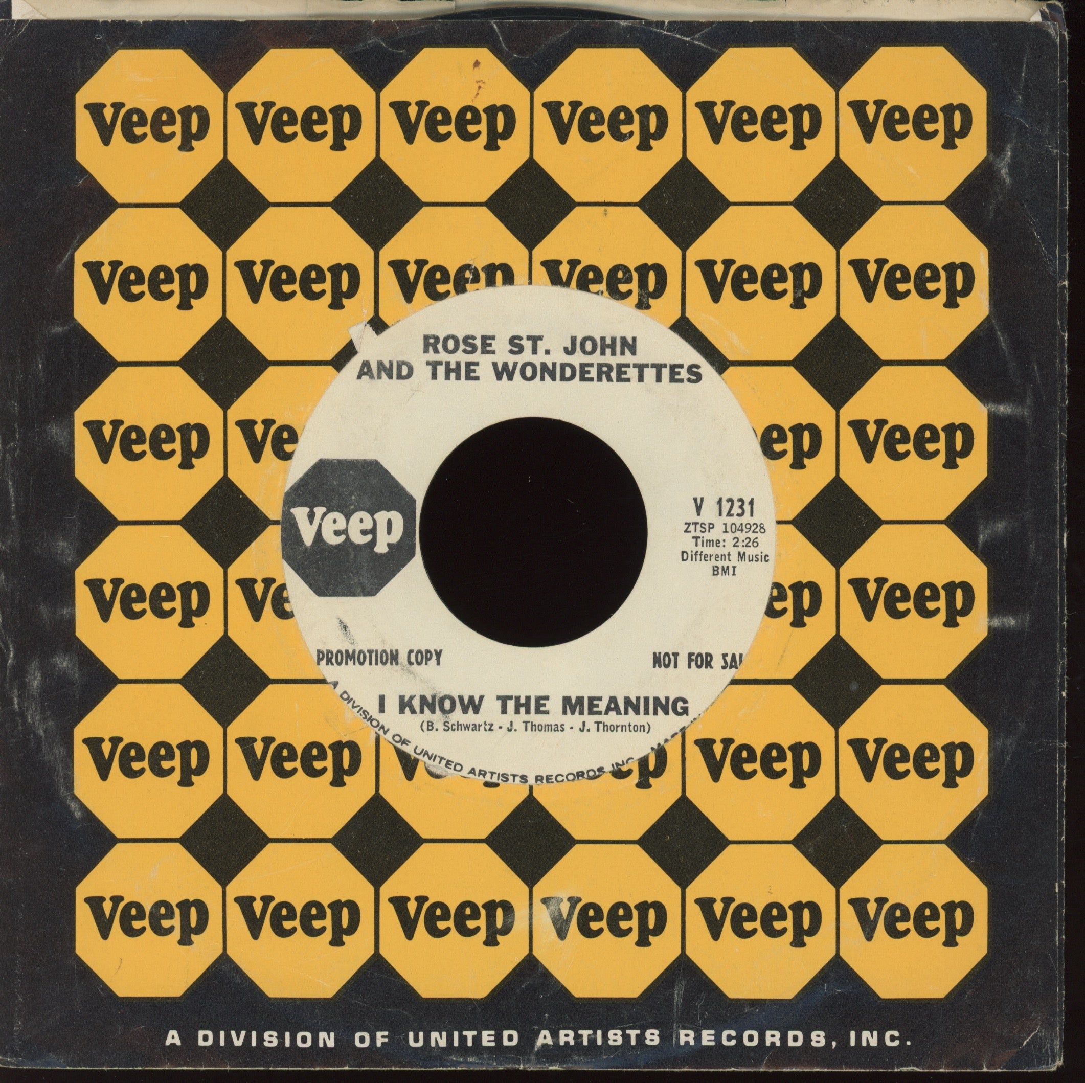 Rose St. John - I Know The Meaning on Veep Promo Northern Soul 45