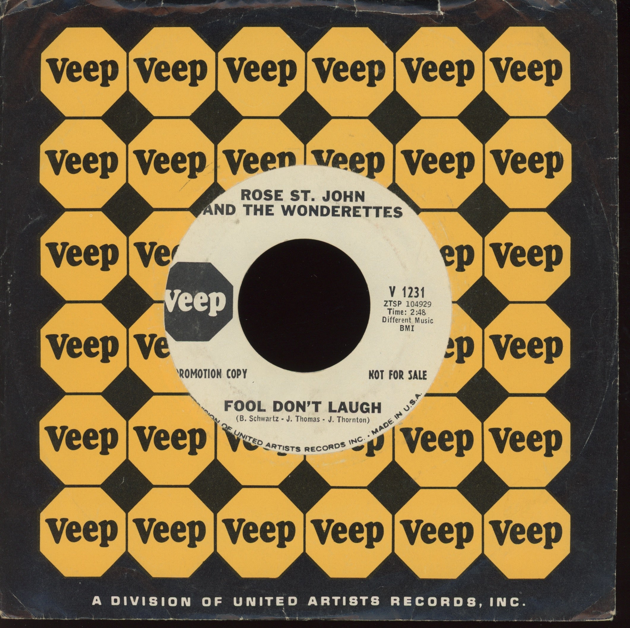 Rose St. John - I Know The Meaning on Veep Promo Northern Soul 45