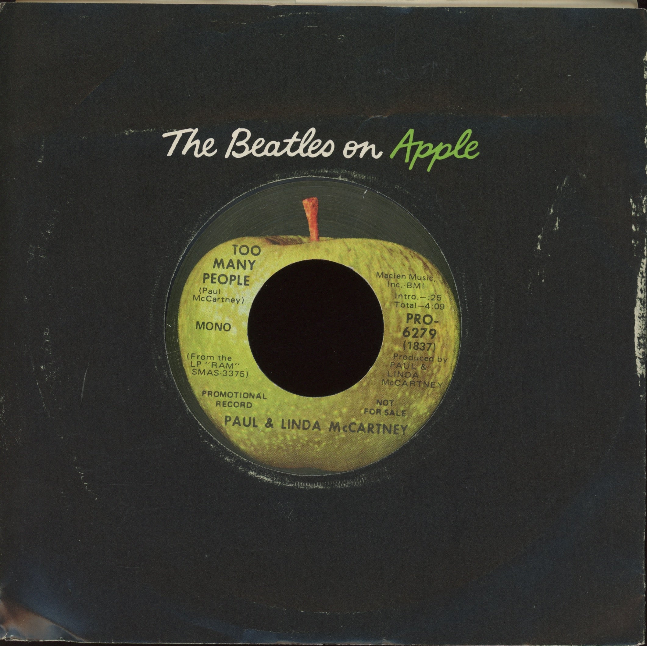 Paul & Linda McCartney - Uncle Albert / Admiral Halsey on Apple Promo 45