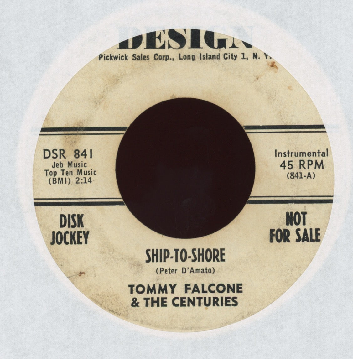 Tommy Falcone & The Centuries - Like Weird on Design Promo Halloween Surf 45