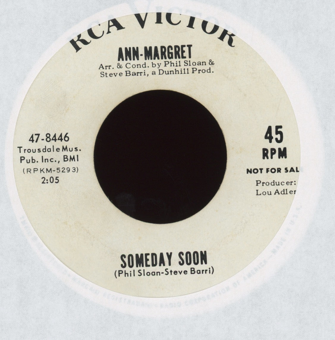 Ann Margret - Someday Soon on RCA Promo Northern Soul Popcorn 45