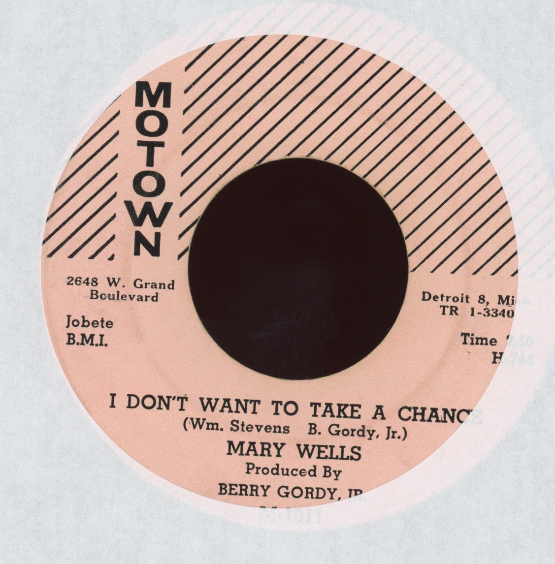 Mary Wells - I Don't Want To Take A Chance on Motown Northern Soul 45