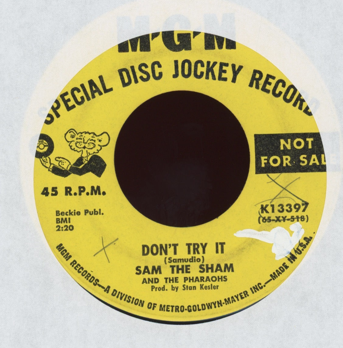 Sam The Sham & The Pharaohs - Ring Dang Doo on MGM Promo Rock 45