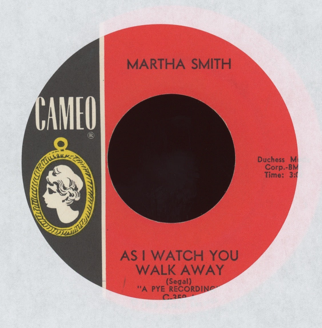 Martha Smith - As I Watch You Walk Away on Cameo Northern Soul 45