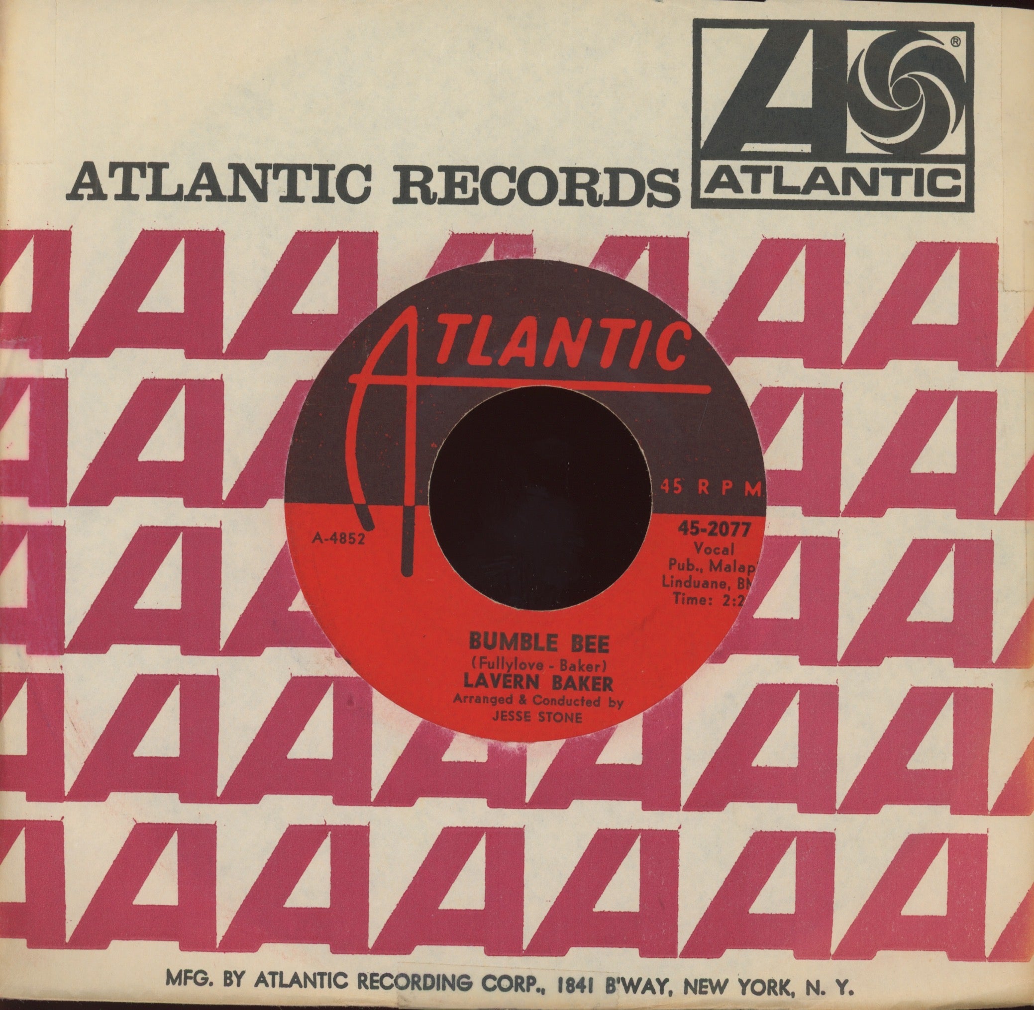 LaVern Baker - Bumble Bee on Atlantic R&B 45