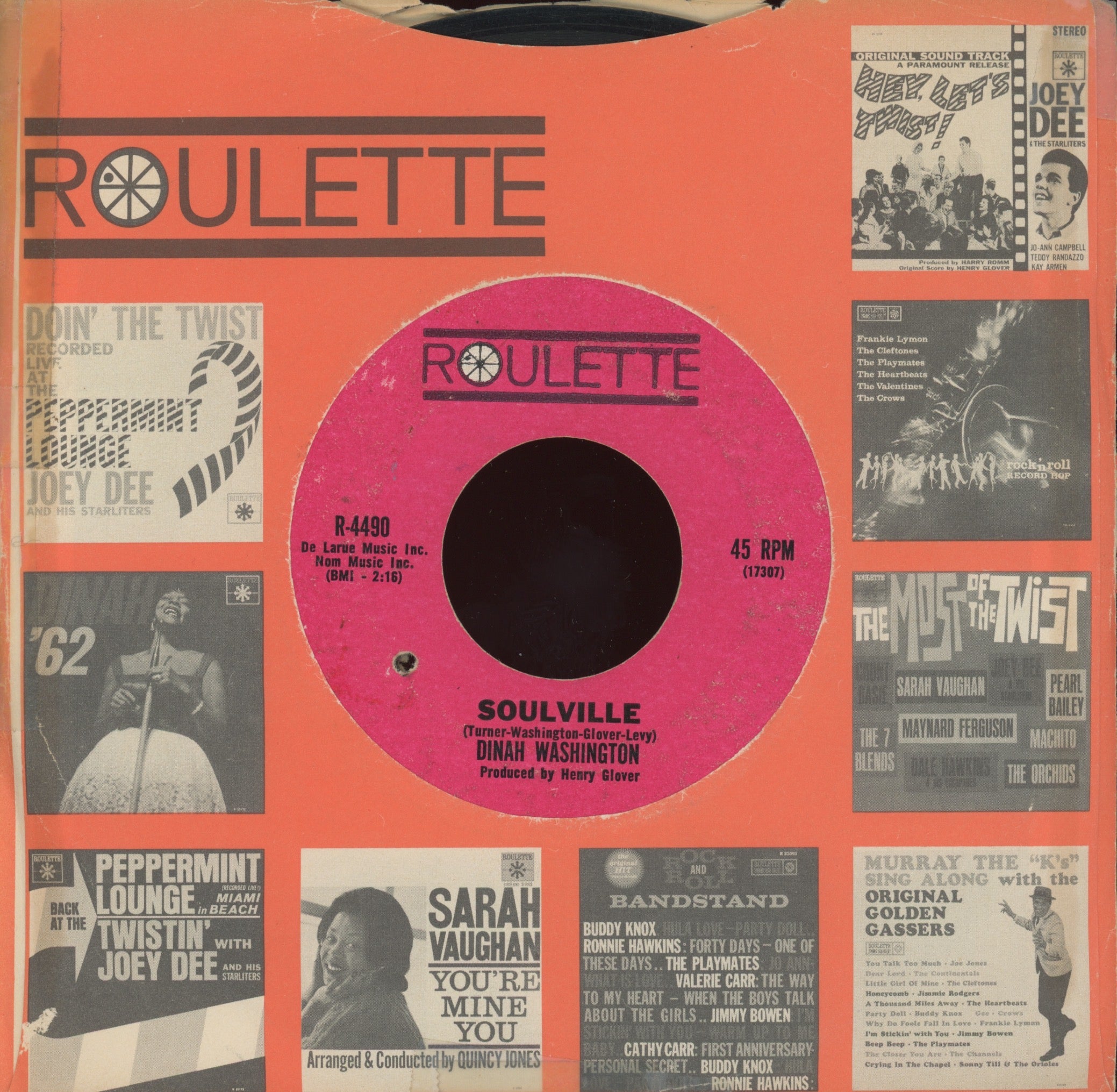 Dinah Washington - Soulville on Roulette R&B Mod 45