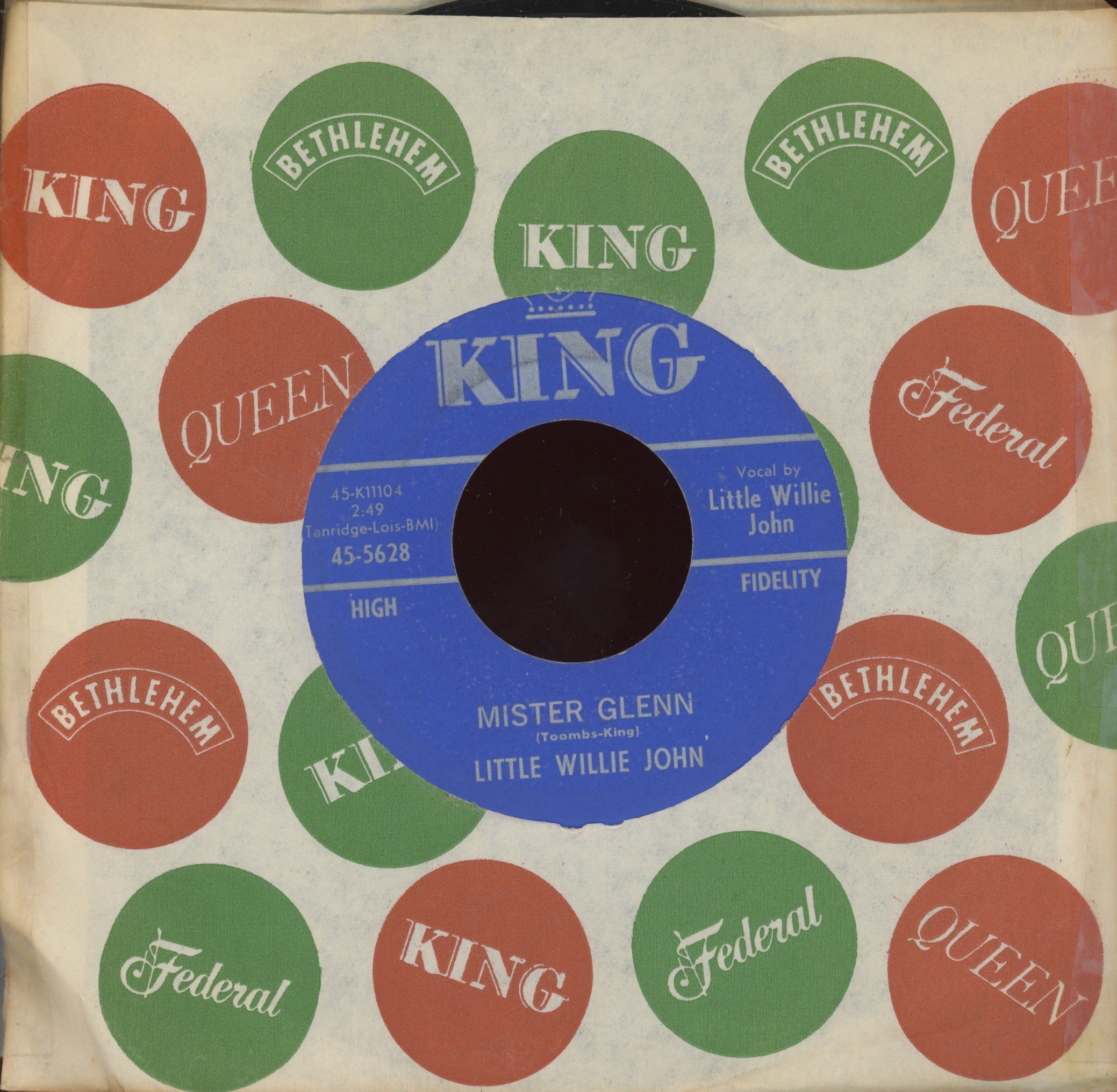 Little Willie John - Mister Glenn on King R&B 45