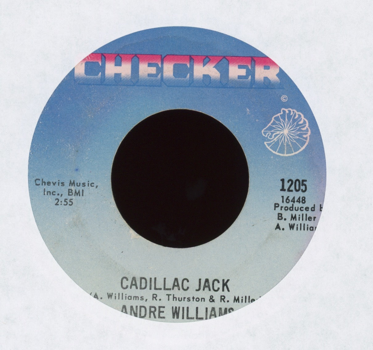 Andre Williams - Cadillac Jack on Checker Soul Funk 45