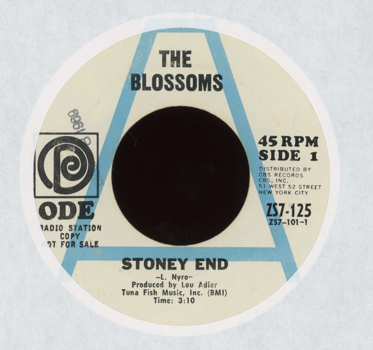 The Blossoms - Stoney End / Wonderful on Ode Promo Northern Soul 45