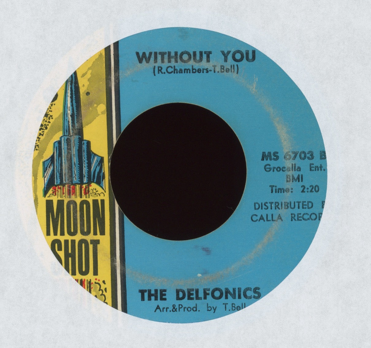 The Delfonics - He Don't Really Love You / Without You on Moon Shot Soul 45