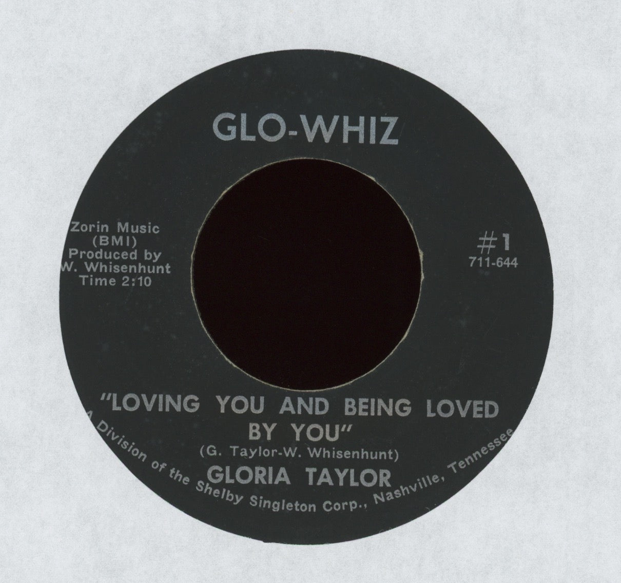 Gloria Taylor - You Got To Pay The Price on Glo-Whiz Soul 45