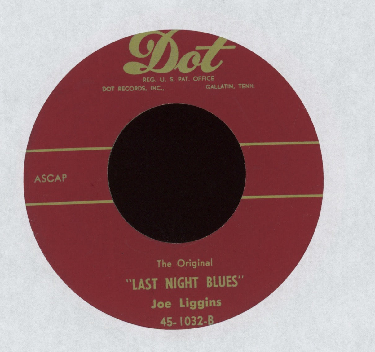 Joe Liggins - I've Got A Right To Cry / Last Night Blues on Dot Blues 45