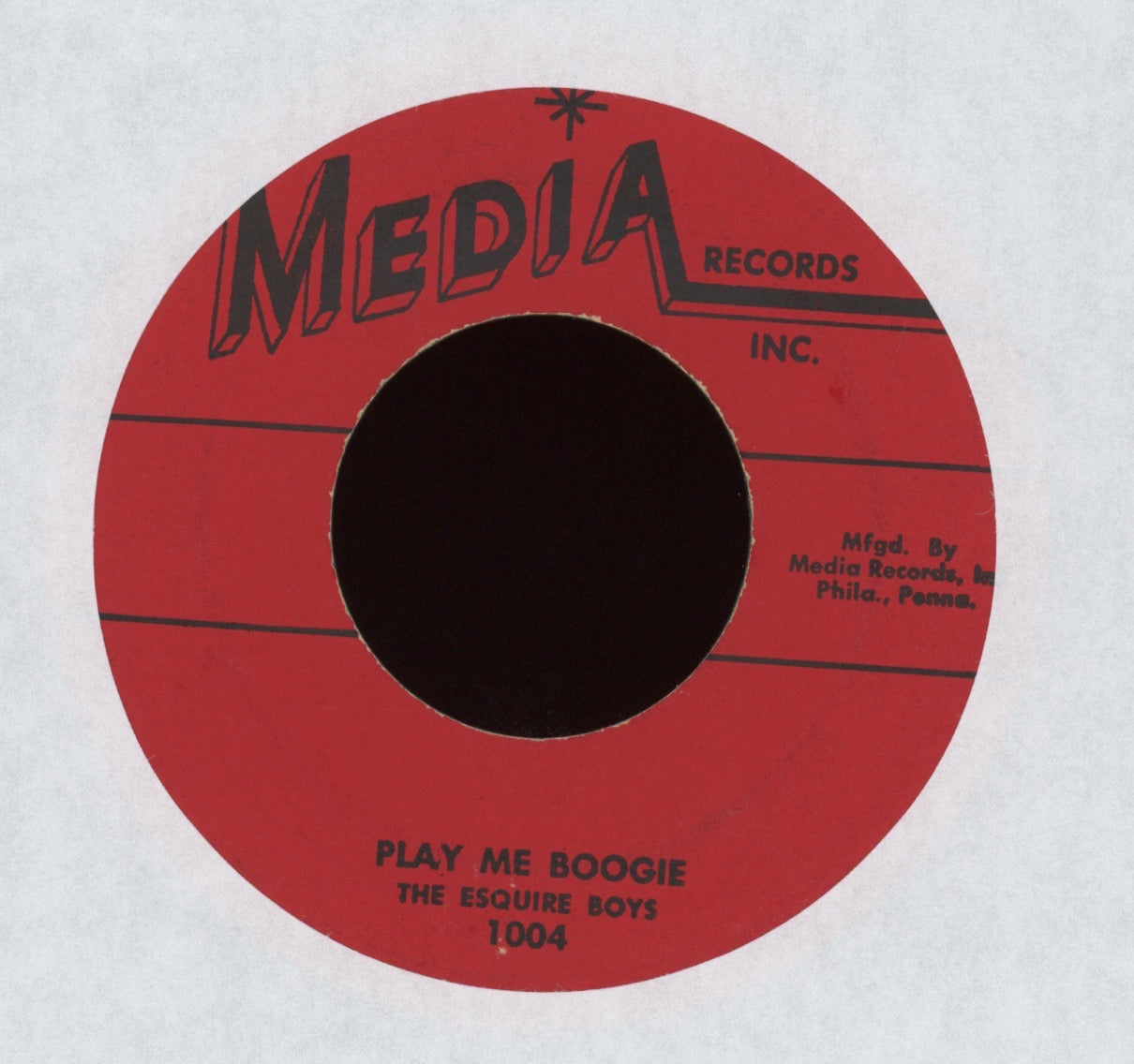 The Esquire Boys - Bye Bye Boogie on Media Rockabilly Inst. 45