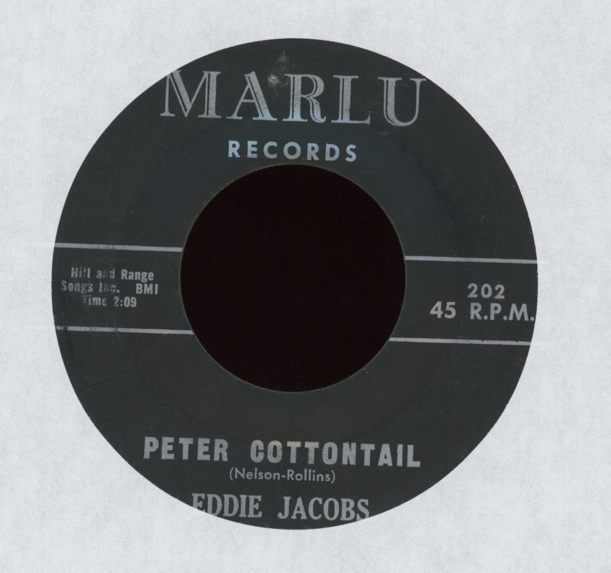 Eddy Jacobs - Peter Cottontail / Comin' Home on Marlu R&B Popcorn 45