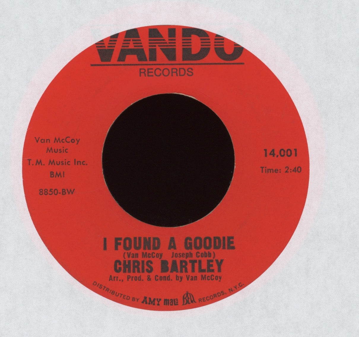 Chris Bartley - I Found A Goodie on Vando Soul 45