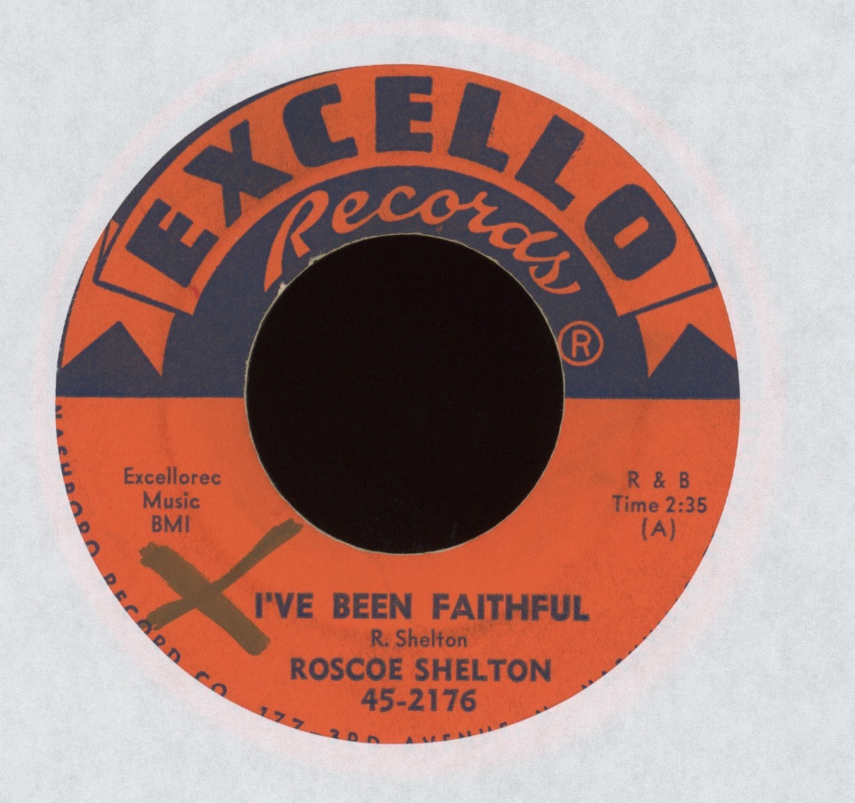 Roscoe Shelton - I've Been Faithful on Excello Blues 45