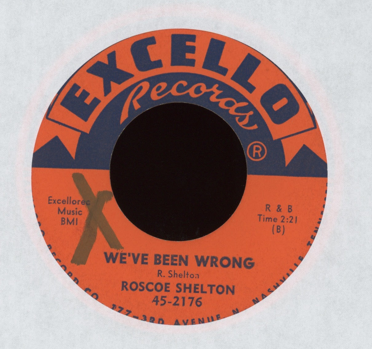 Roscoe Shelton - I've Been Faithful on Excello Blues 45