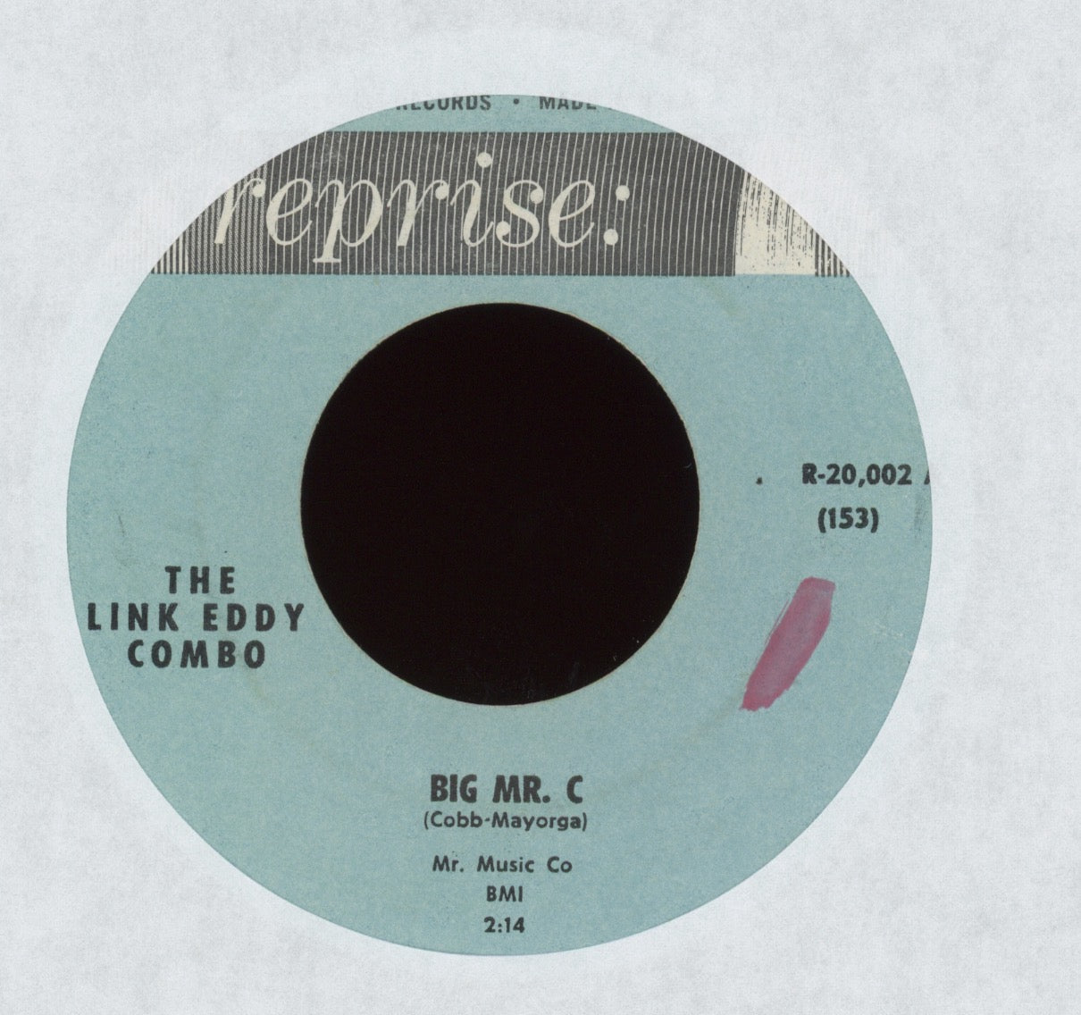 The Link Eddy Combo - Big Mr. C on Reprise Mod R&B 45