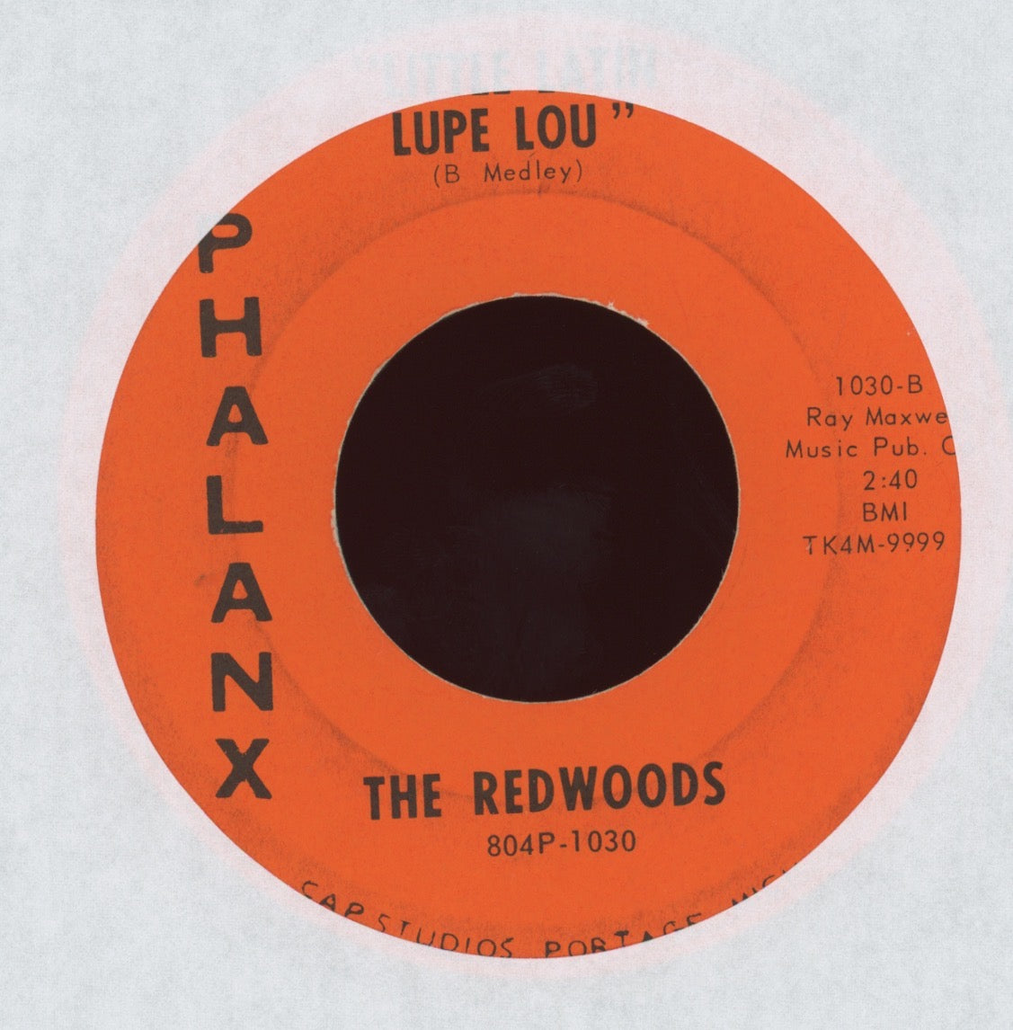 The Redwoods - Tell Me on Phalanx Garage 45