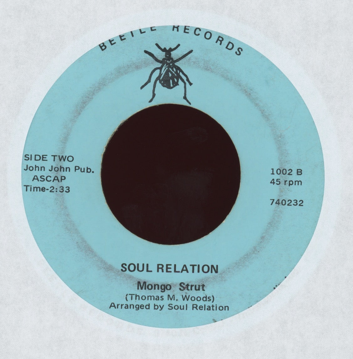 Soul Relation -  Mongo Strut on Beetle Rare Funk 45