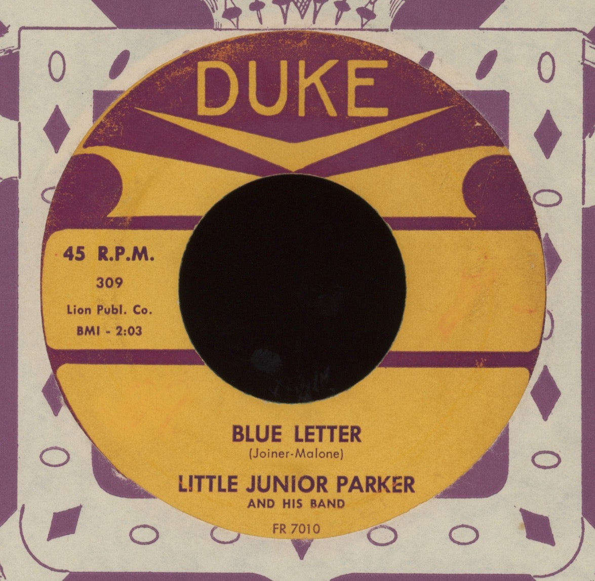 Little Junior Parker - Blue Letter / Stranded on Duke R&B 45