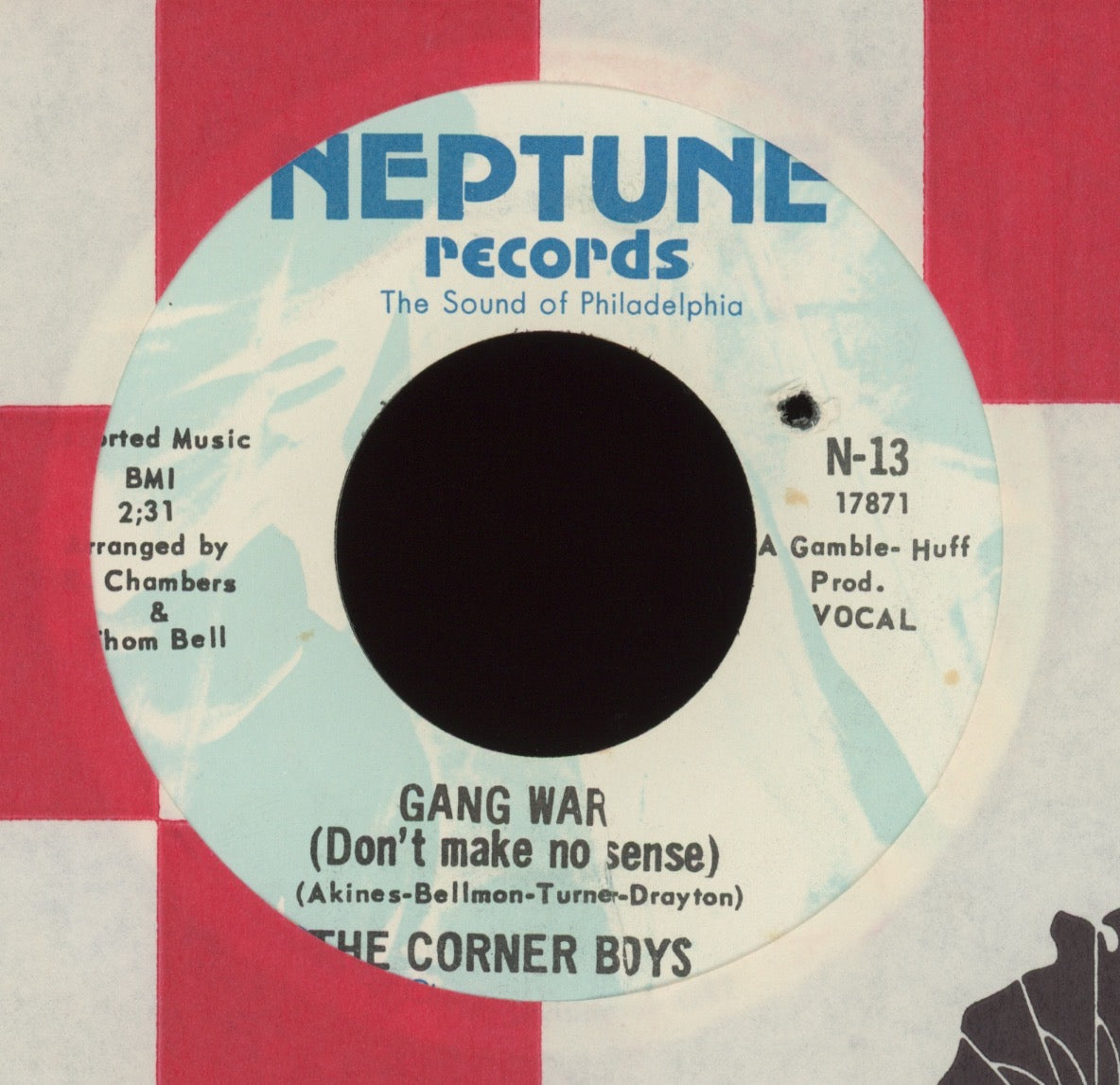 The Corner Boys - Gang War (Don't Make No Sense) on Neptune Funk Soul 45