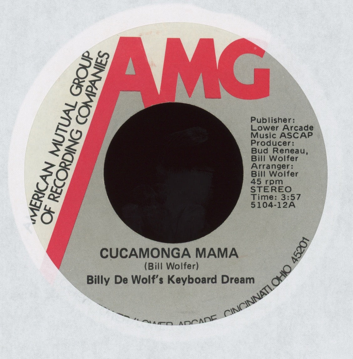 Billy De Wolf's Keyboard Dream - Cucamonga Mama on AMG Latin Jazz Fusion Synth 45