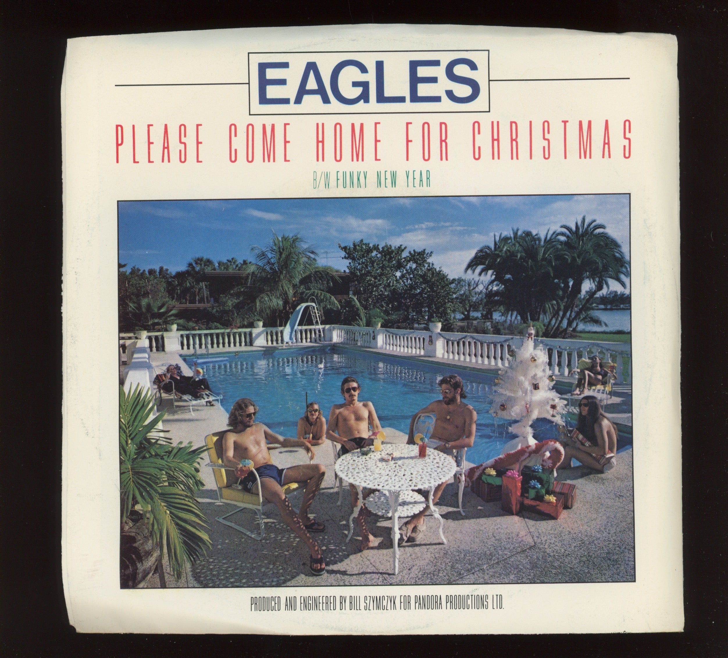 Eagles - Please Come Home For Christmas on Asylum Records Promo Christmas 45