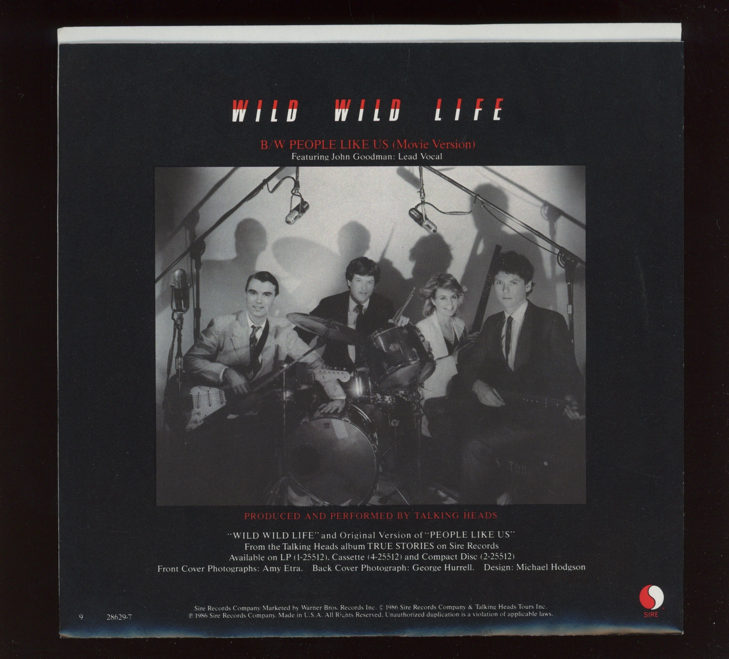 Talking Heads - Wild Wild Life on Sire Promo Rock 45