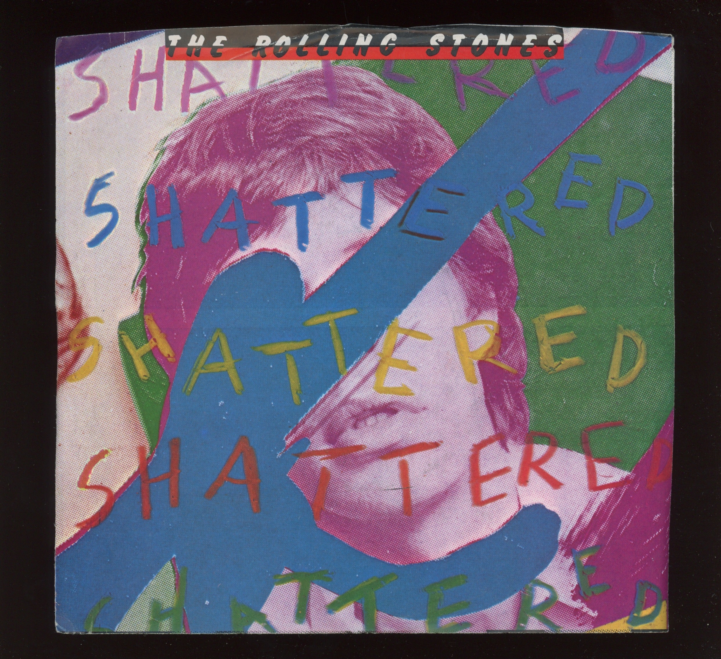 The Rolling Stones - Shattered on Rolling Stones Records Rock 45