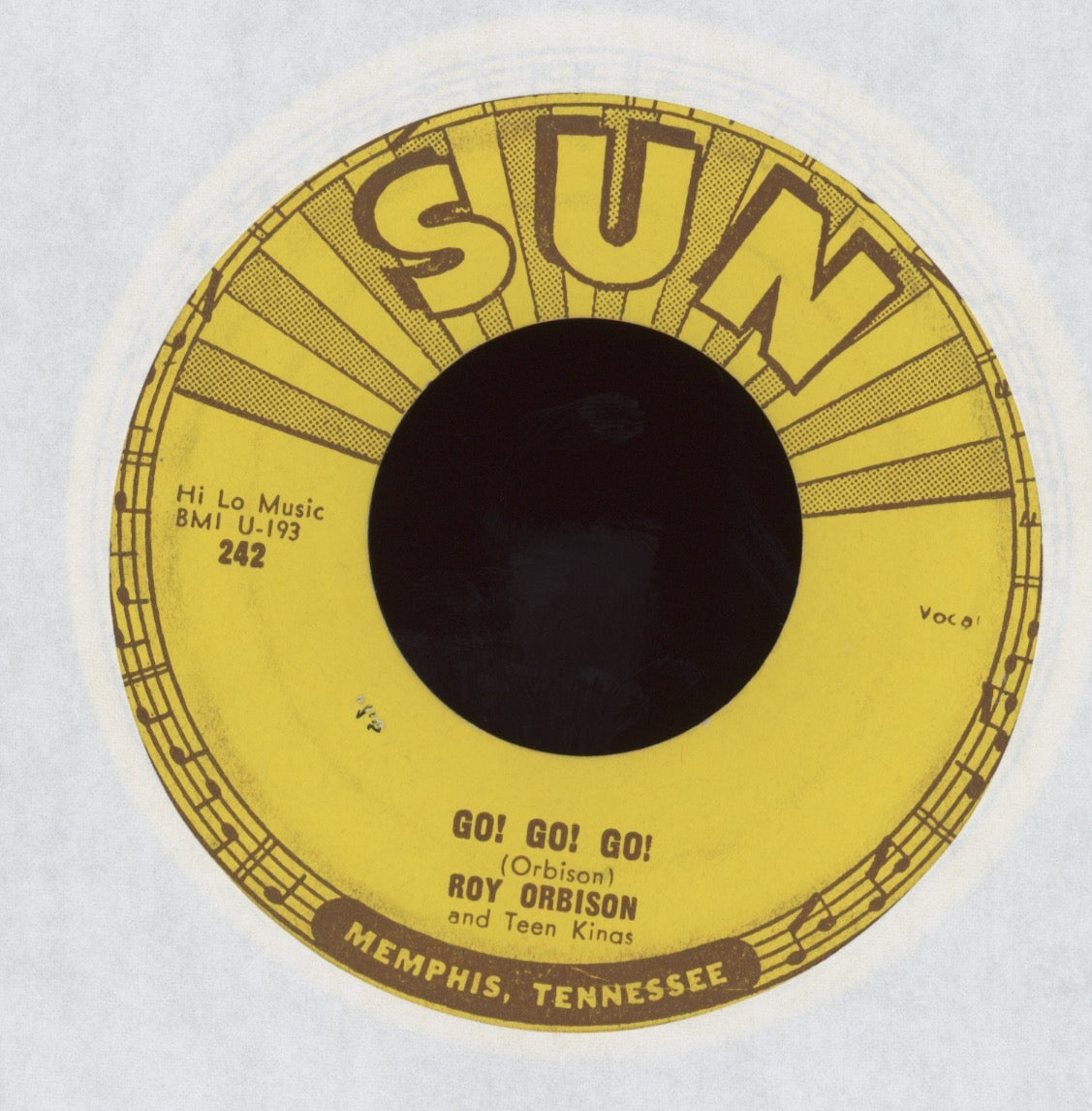 Roy Orbison - Ooby Dooby on Sun Rockabilly 45