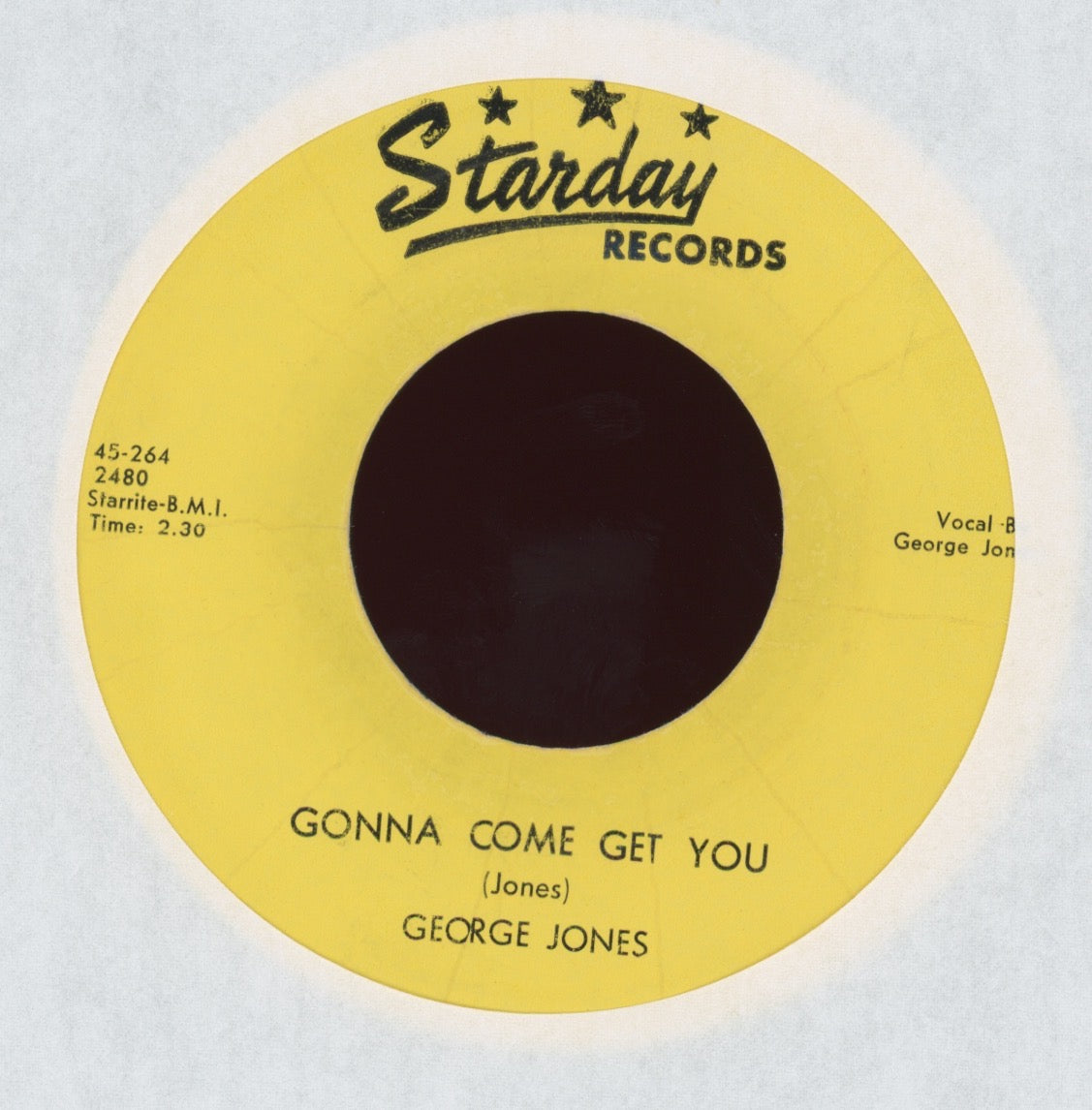 George Jones - Gonna Come Get You on Starday