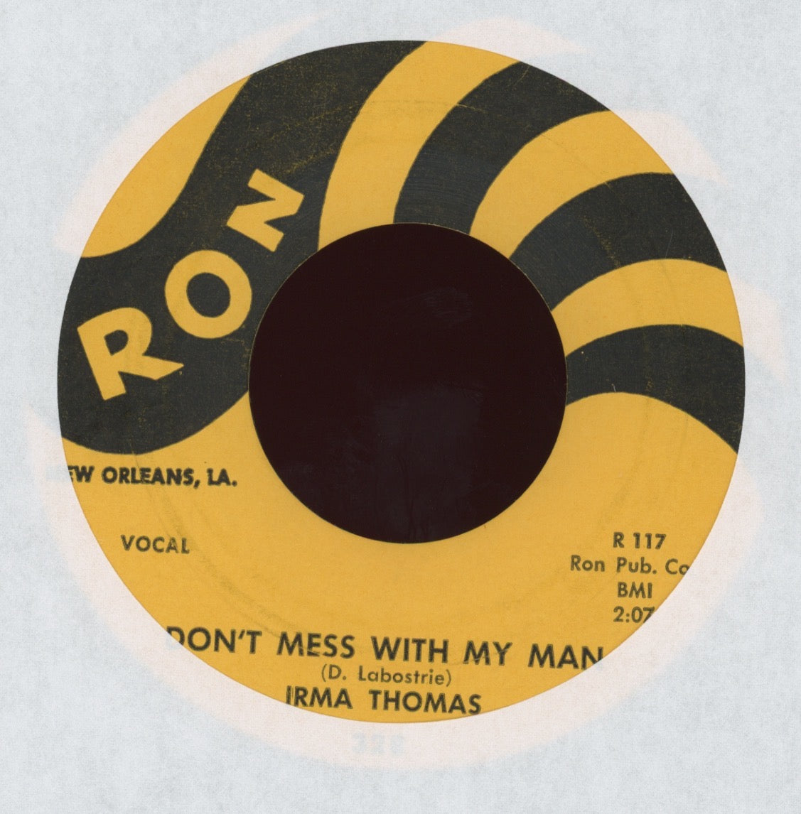 Irma Thomas - Don't Mess With My Man on Ron R&B 45