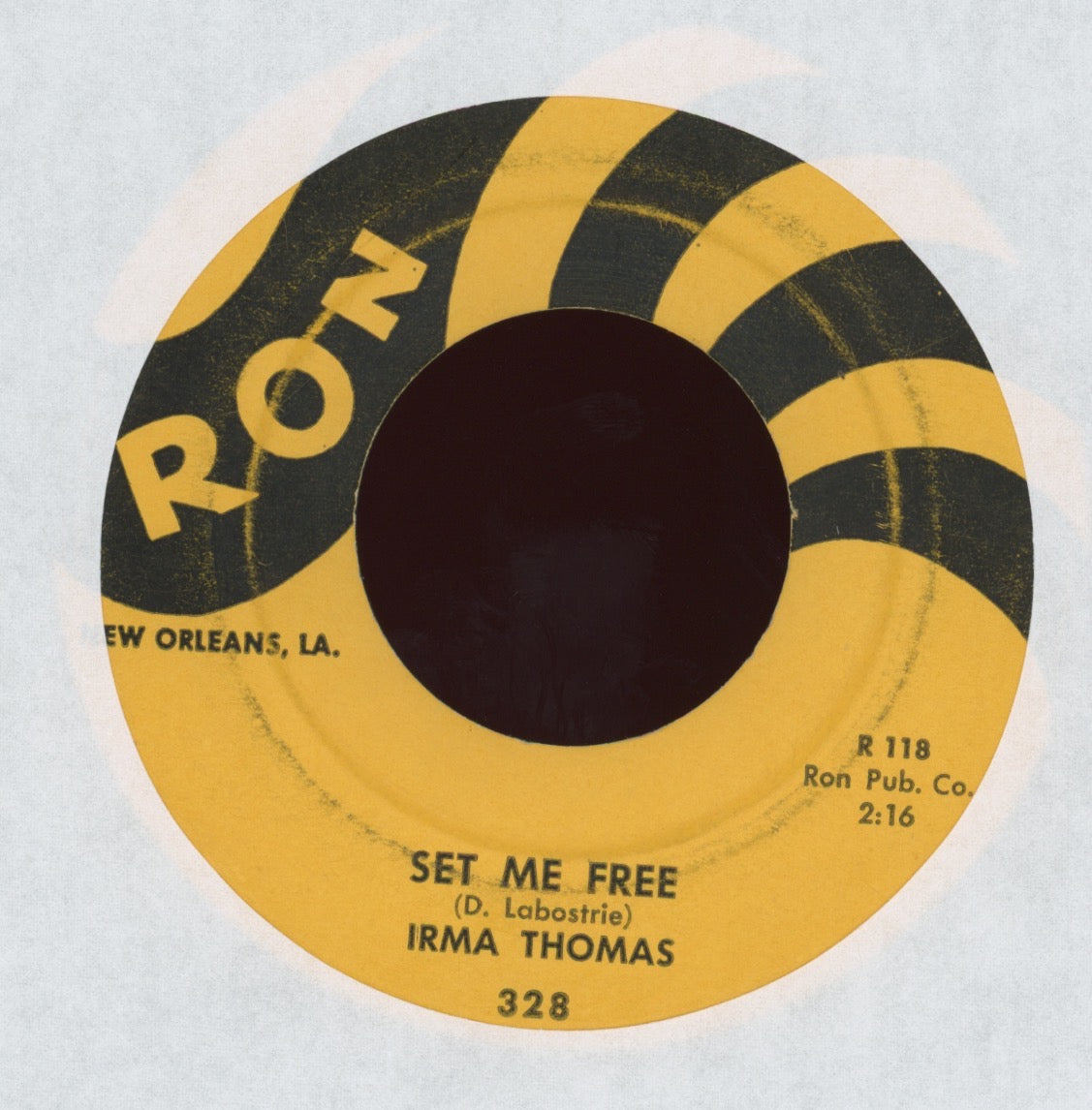 Irma Thomas - Don't Mess With My Man on Ron R&B 45