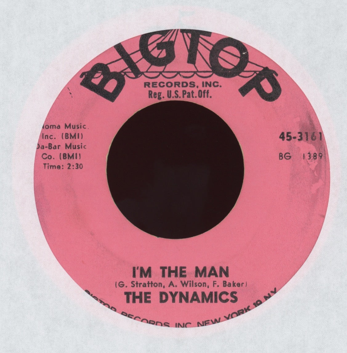 The Dynamics - Misery on Bigtop Northern Soul 45