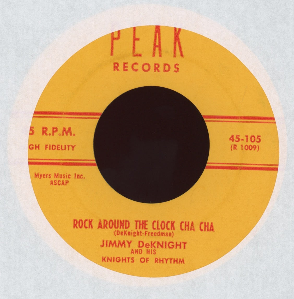 Jimmy DeKnight And His Knights Of Rhythm - Rock Around The Clock on Peak Rockabilly 45