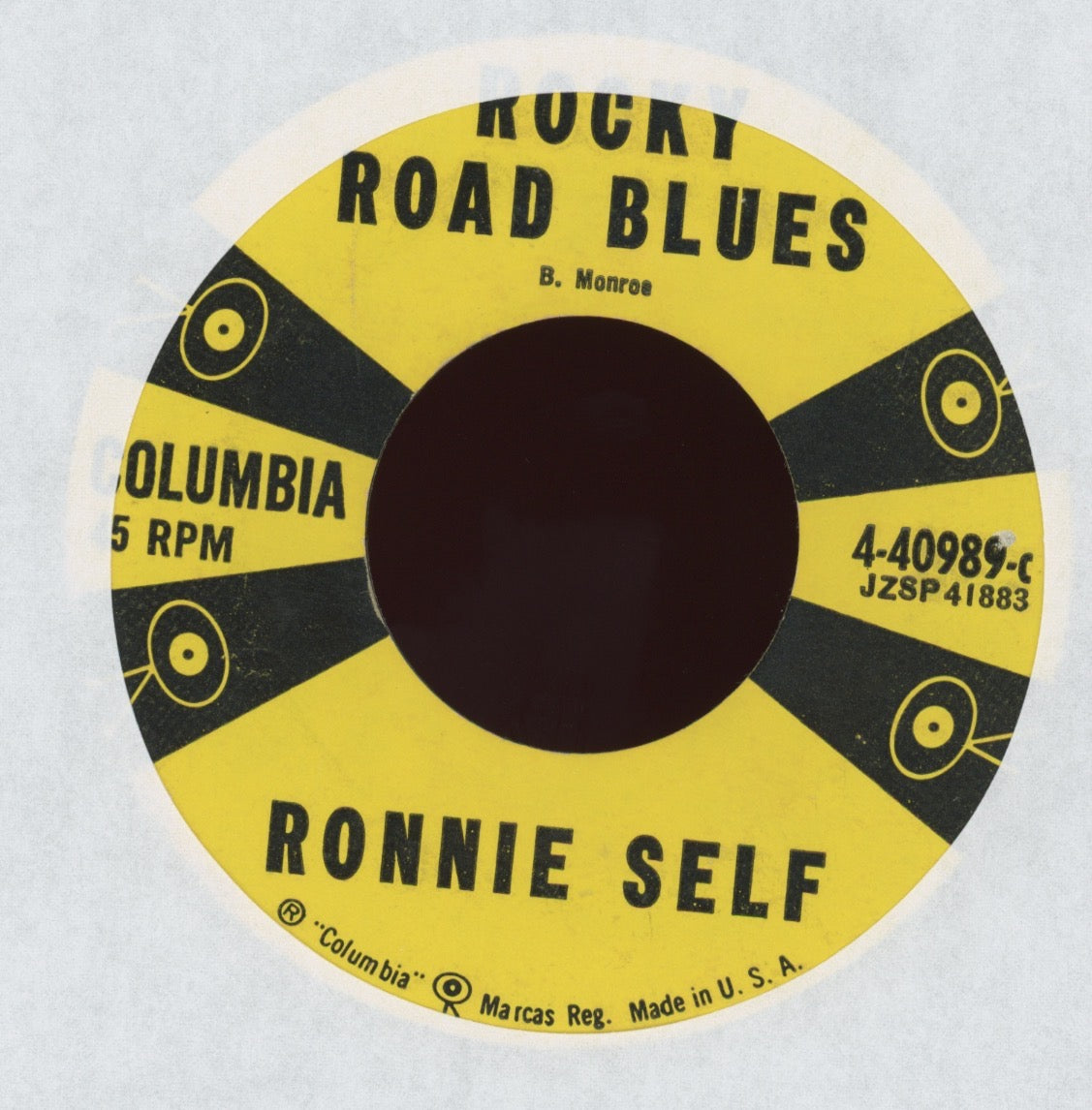 Ronnie Self - Ain't I'm A Dog on Columbia Rockabilly 45