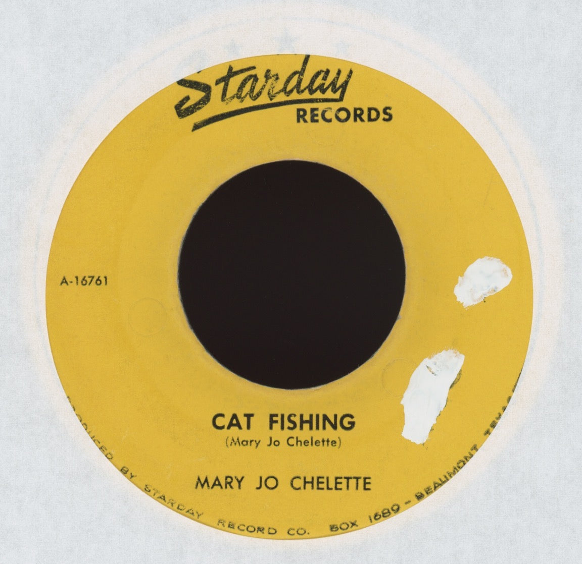 Mary Jo Chelette - Cat Fishing on Starday Teen Country Bop 45