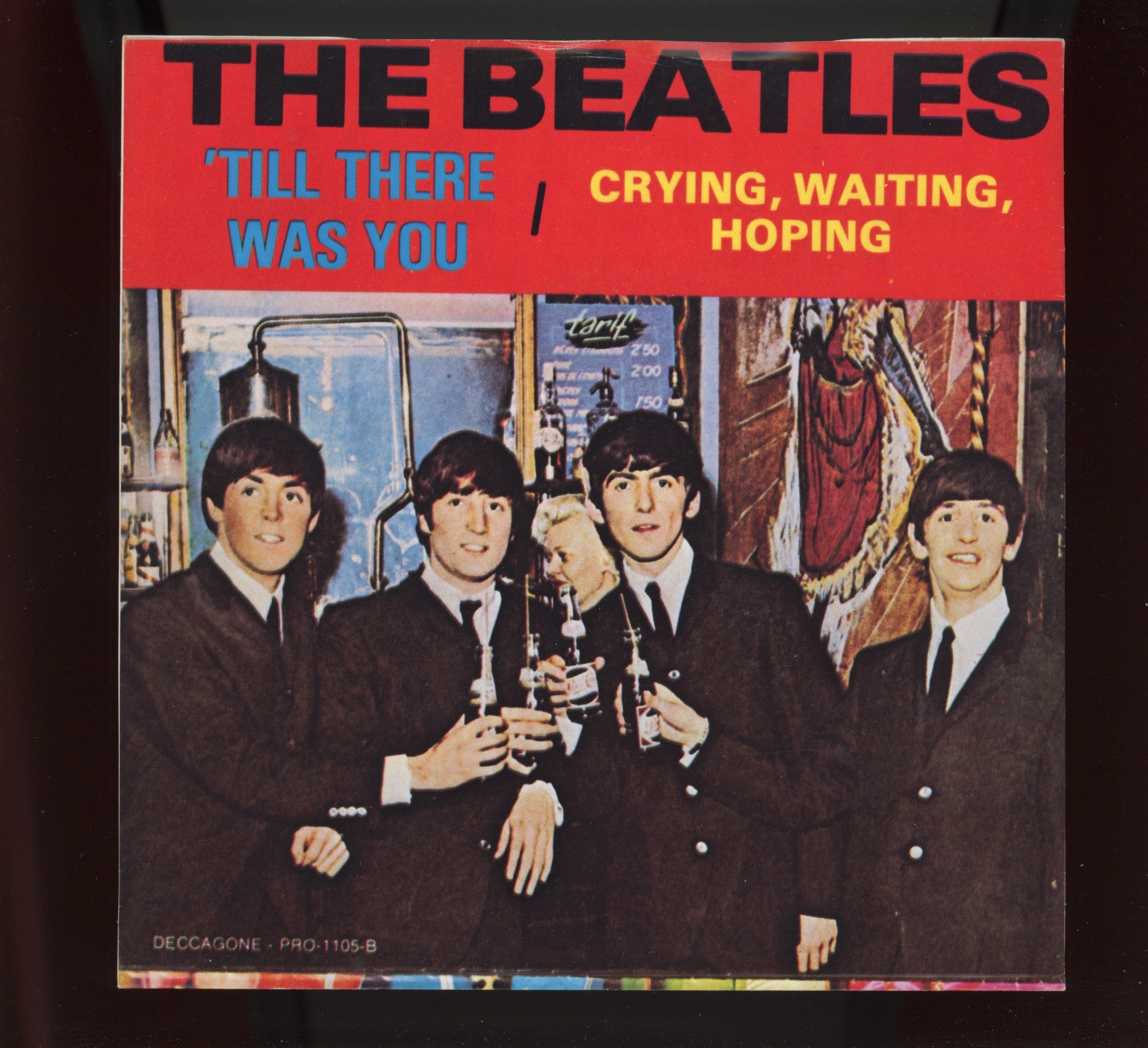 The Beatles - Crying, Waiting, Hoping on Deccagone Unofficial Green Vinyl 45 With Picture Sleeve