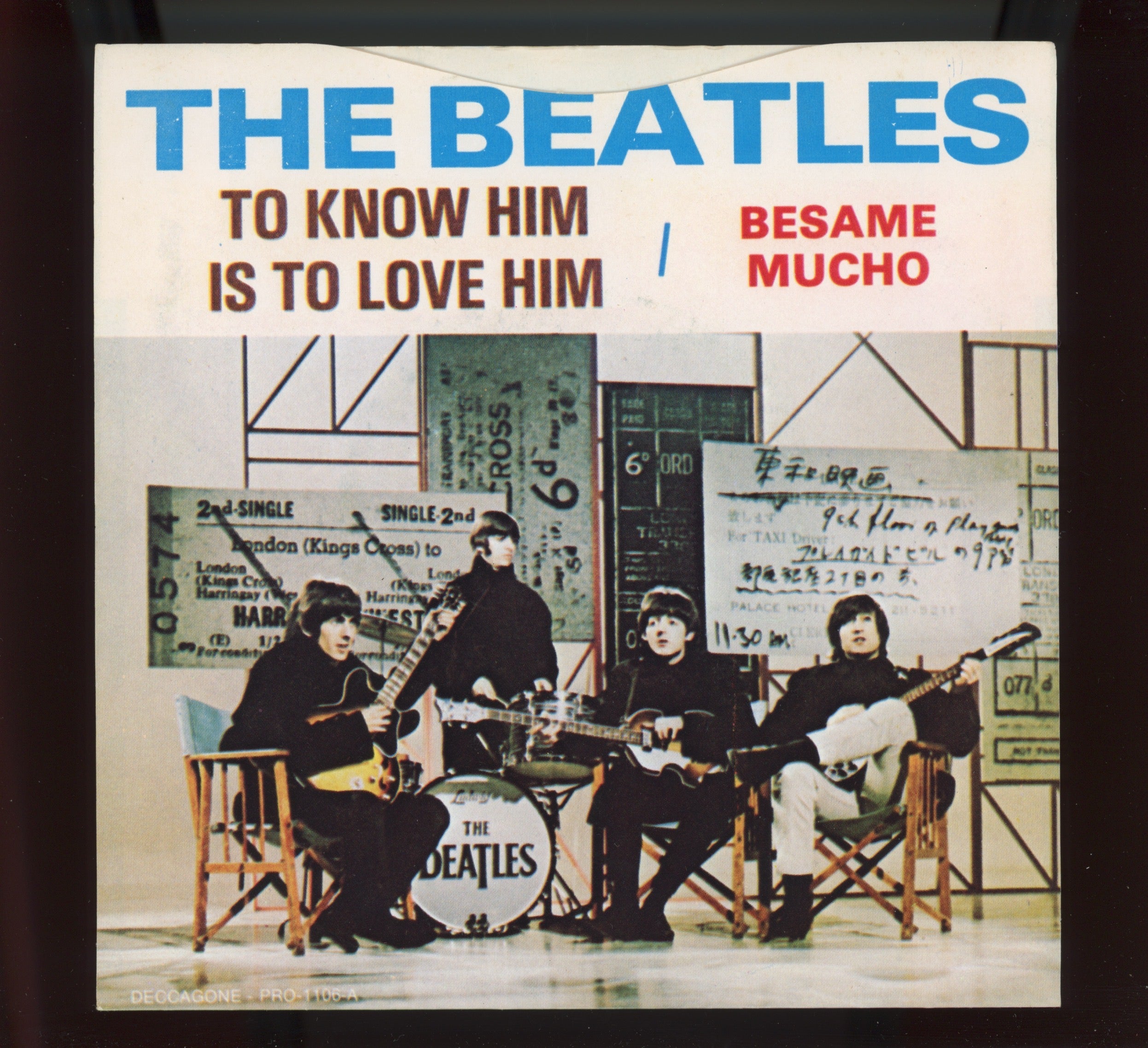 The Beatles - To Know Him Is To Love Him on Deccagone Unofficial Green Vinyl 45 With Picture Sleeve