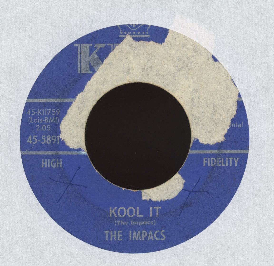 The Impacs - Kool It on King Instro Rockabilly Surf 45