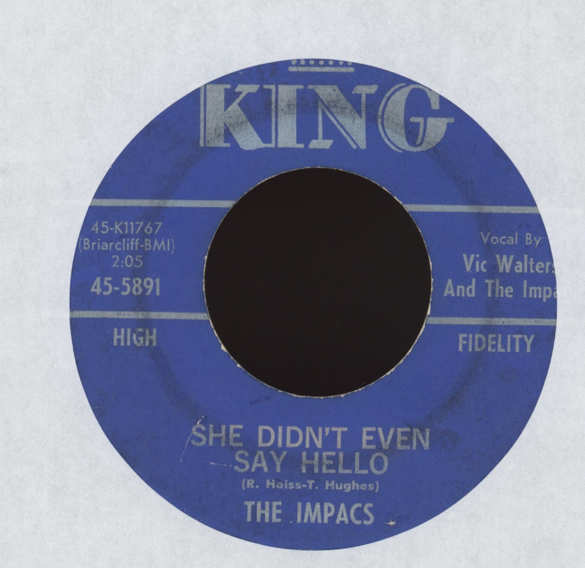 The Impacs - Kool It on King Instro Rockabilly Surf 45