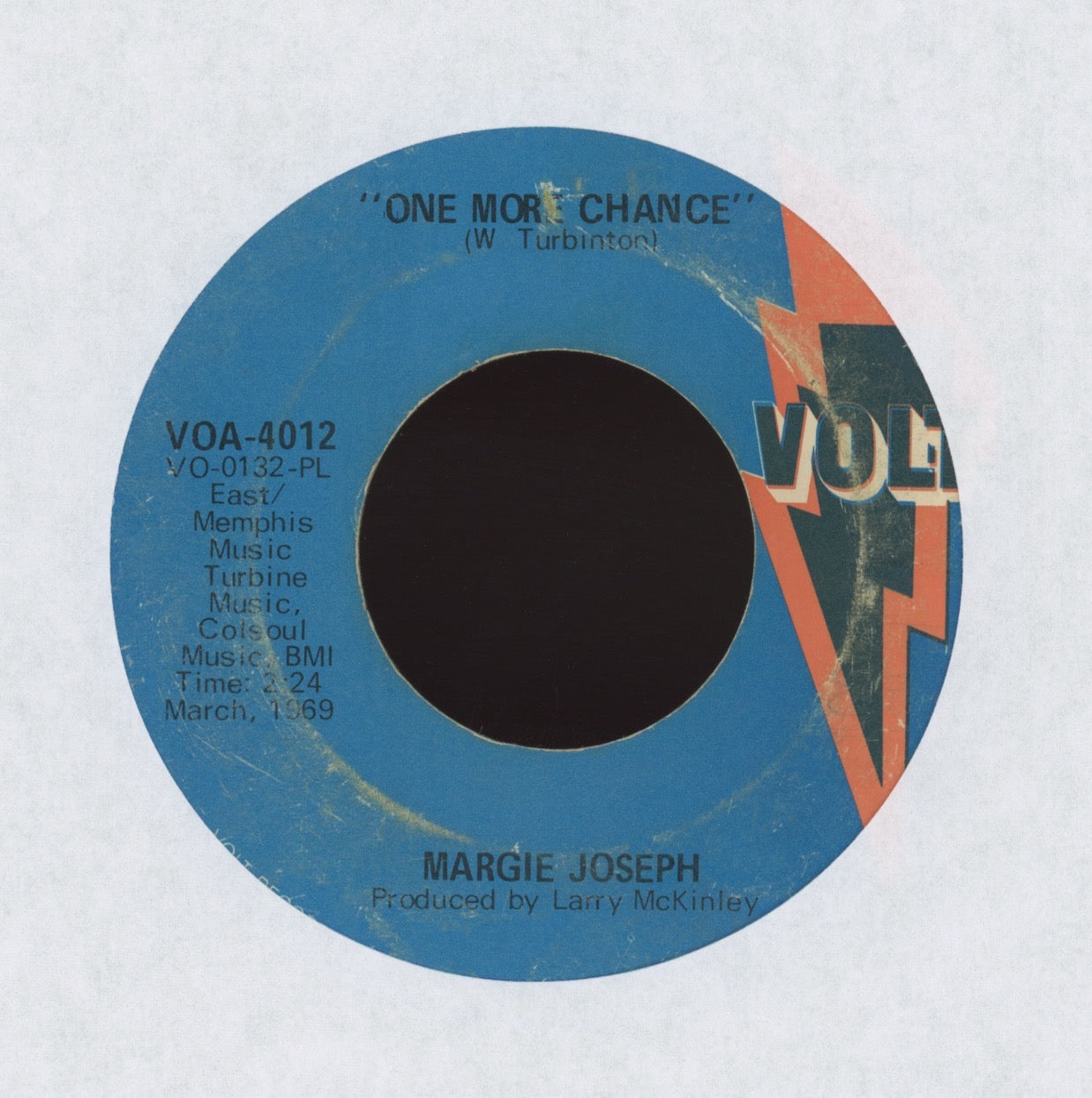 Margie Joseph - One More Chance on Volt Crossover Soul 45