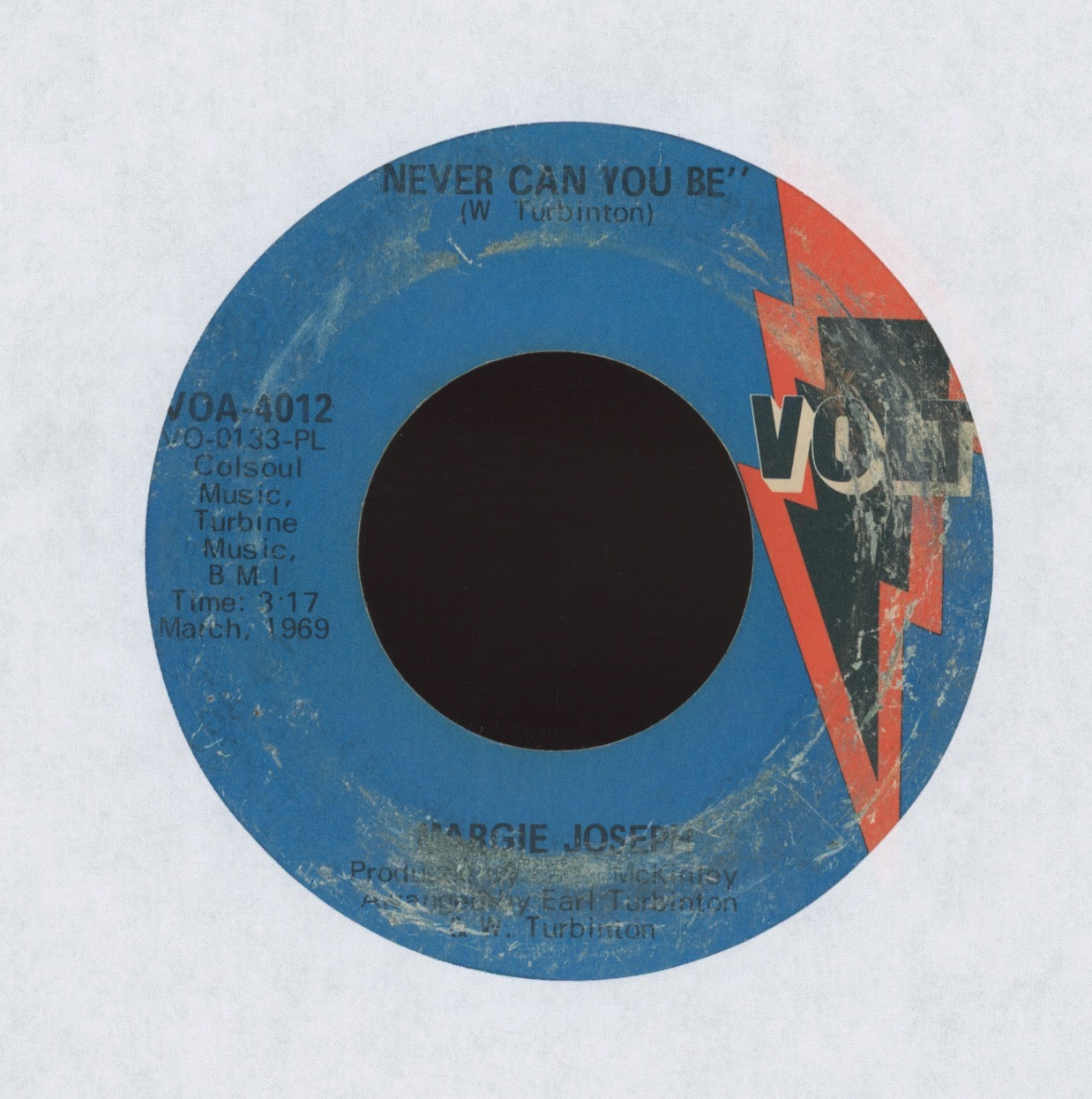 Margie Joseph - One More Chance on Volt Crossover Soul 45