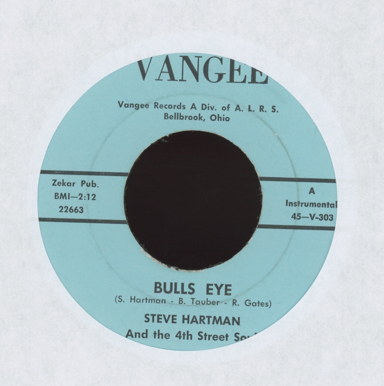 Steve Hartman & The 4th Street Soul - Bulls Eye on Vangee Mod Funk 45