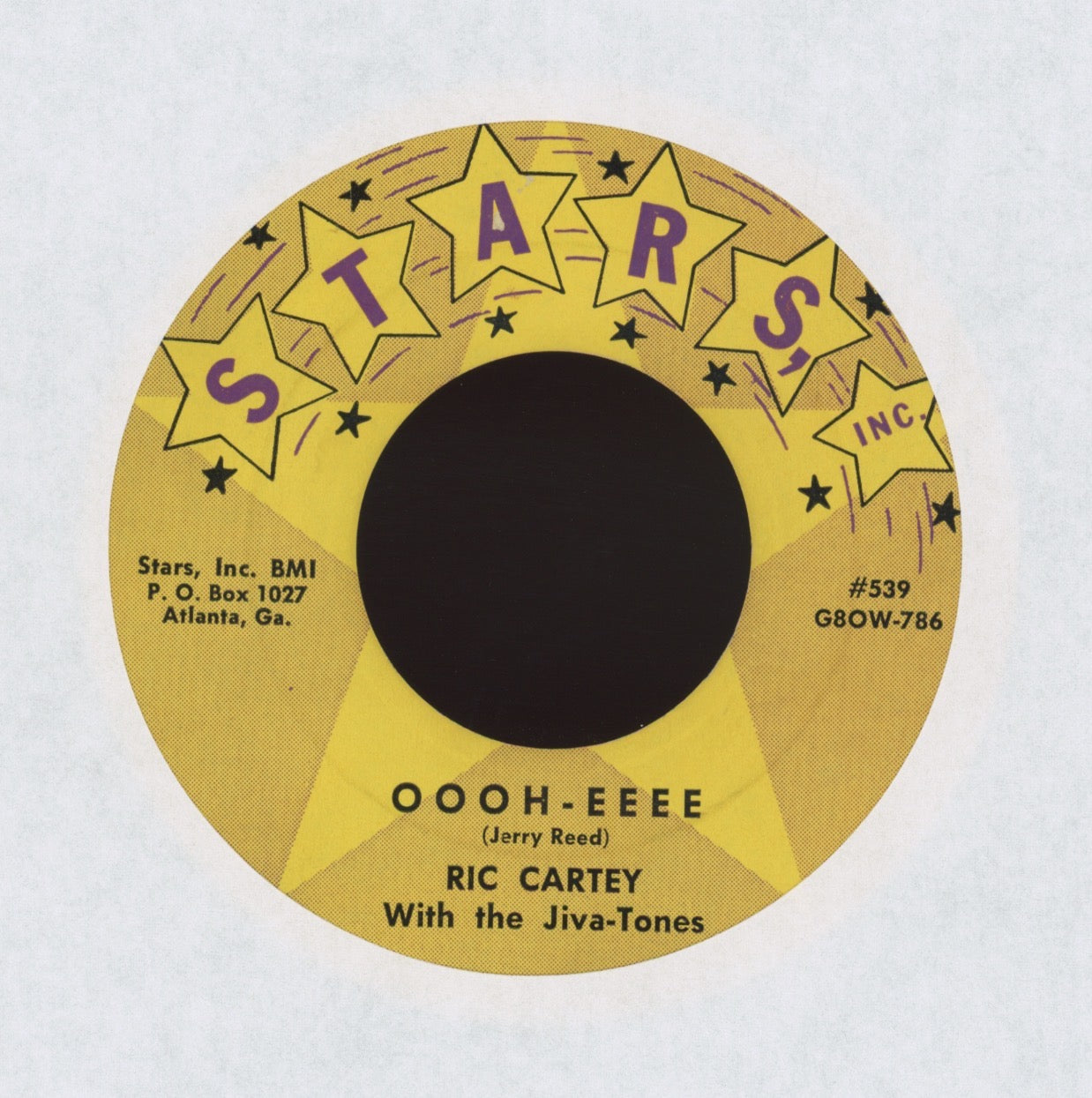 Ric Cartey With The Jiva-Tones - Oooh-Eeee on Stars Rockabilly 45