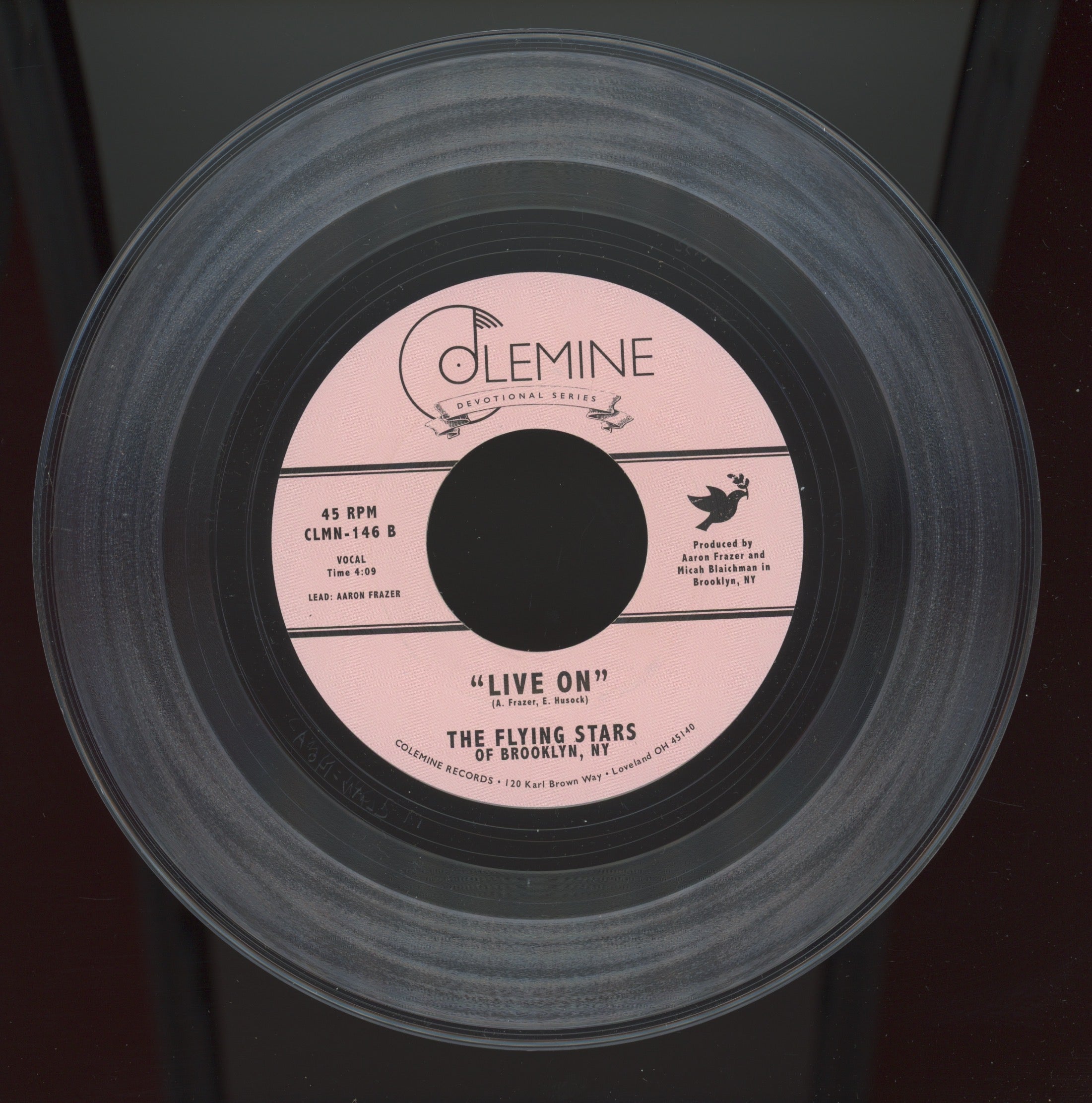 The Flying Stars of Brooklyn, NY - My God Has A Telephone on Colemine Clear Vinyl Gospel Soul 45