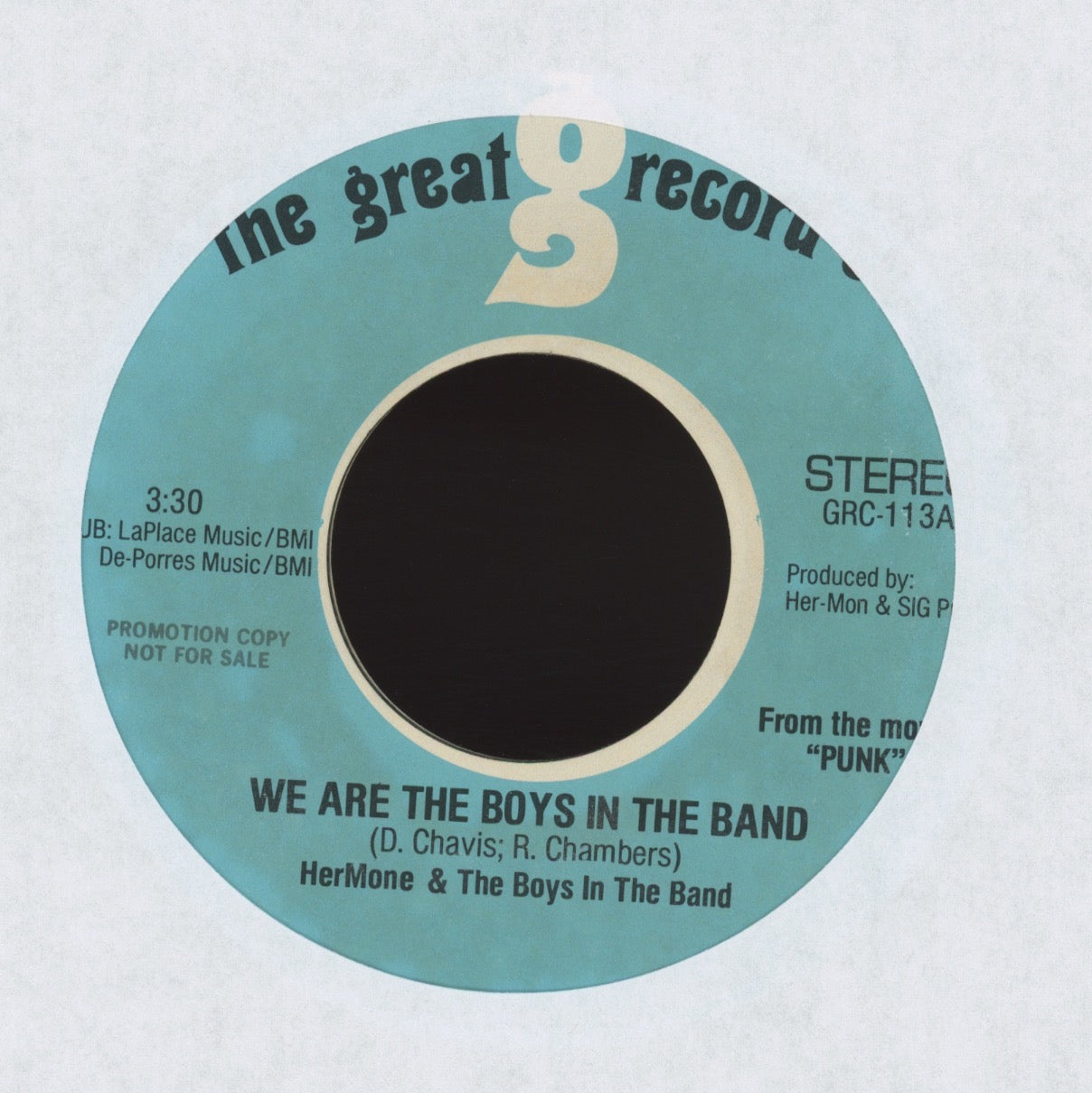 Herman Griffin - We Are The Boys In The Band on The Great American Record Co. Funk Soul 45