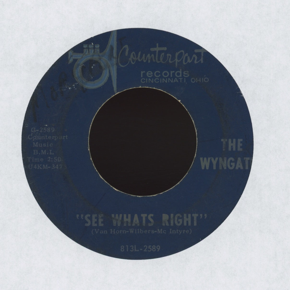 The Wyngates - See Whats Right on Counterpart Garage 45