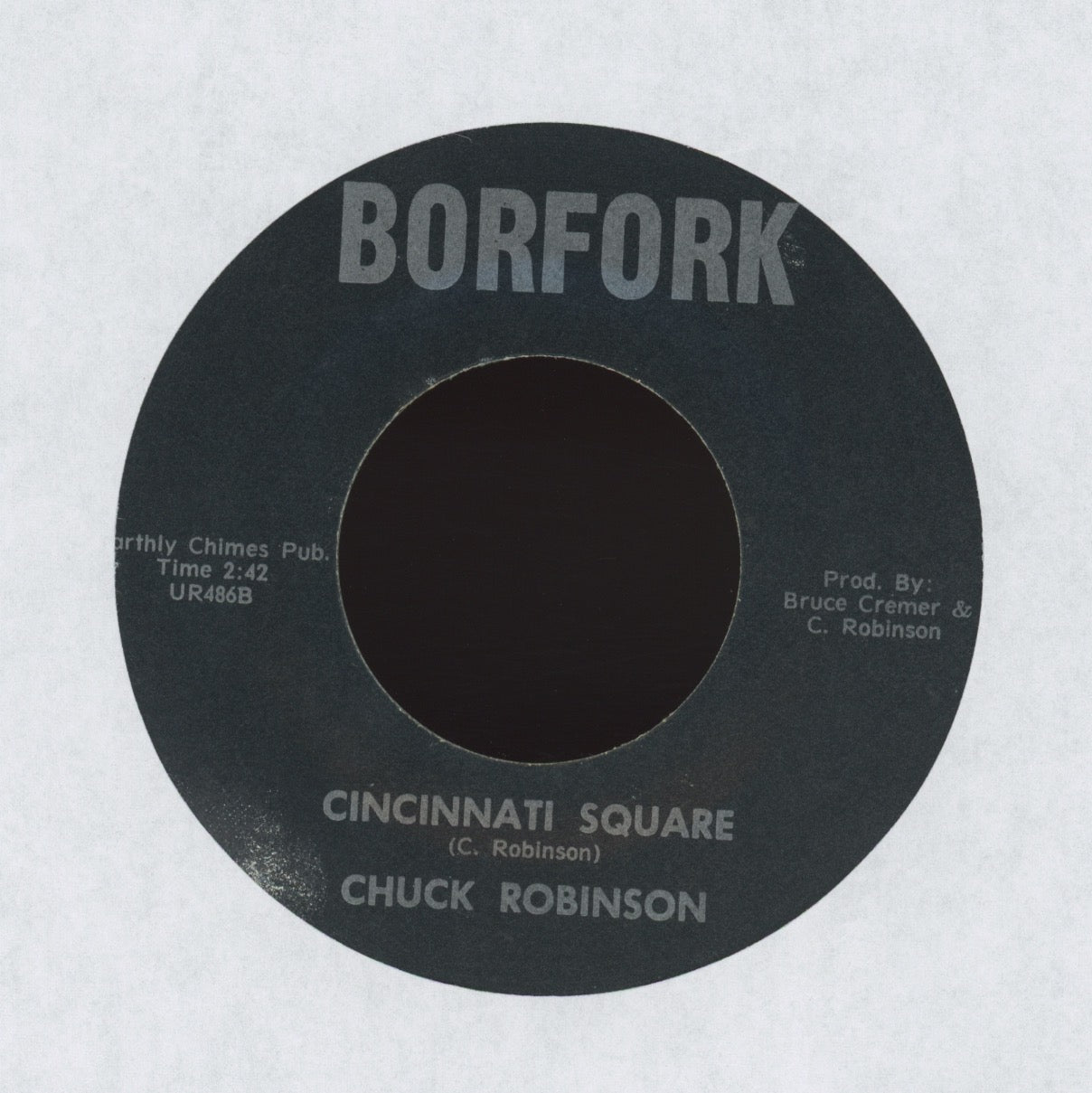 Chuck Robinson - Child Of Earth on Borfork Folk Psych 45